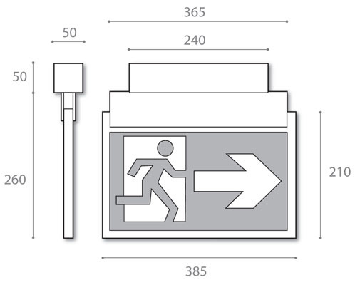 viewing distance 43 metres