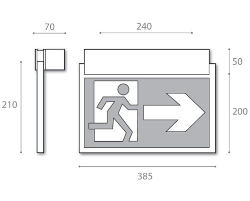 viewing distance 43 metres